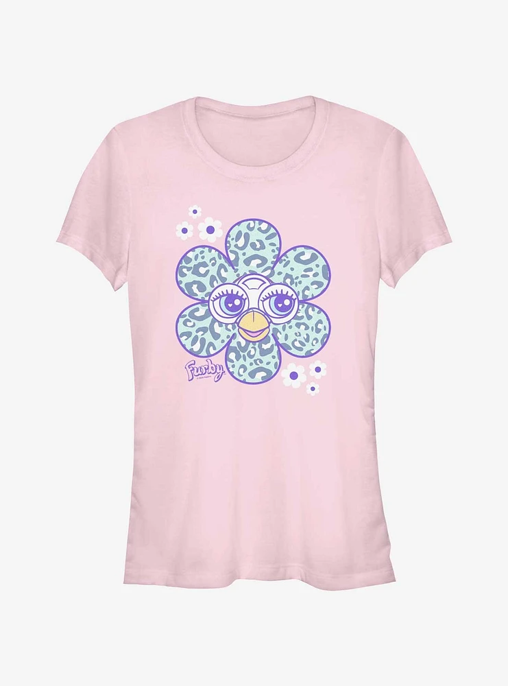 Furby Flower Big Face Girls T-Shirt