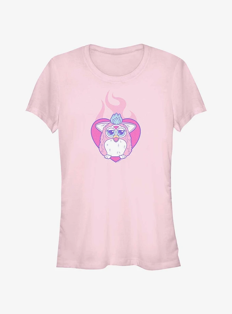 Furby Fire Heart Girls T-Shirt