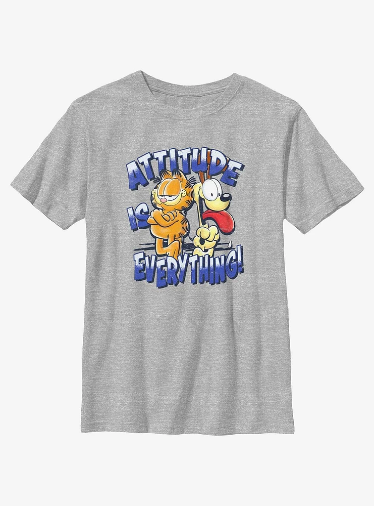 Garfield Attitude Is Everything & Odie Youth T-Shirt