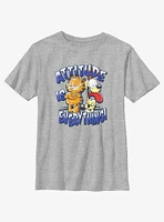 Garfield Attitude Is Everything & Odie Youth T-Shirt