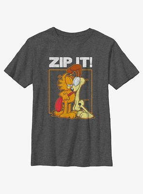 Garfield Zip It & Odie Youth T-Shirt