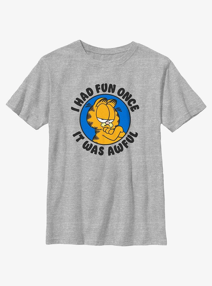 Garfield I Had Fun Once It Was Awful Youth T-Shirt