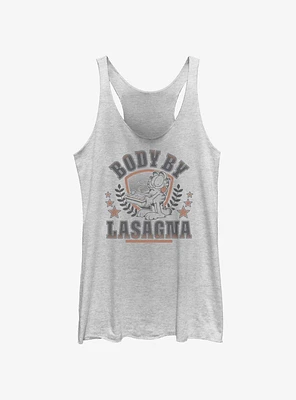 Garfield Body By Lasagna Womens Tank Top