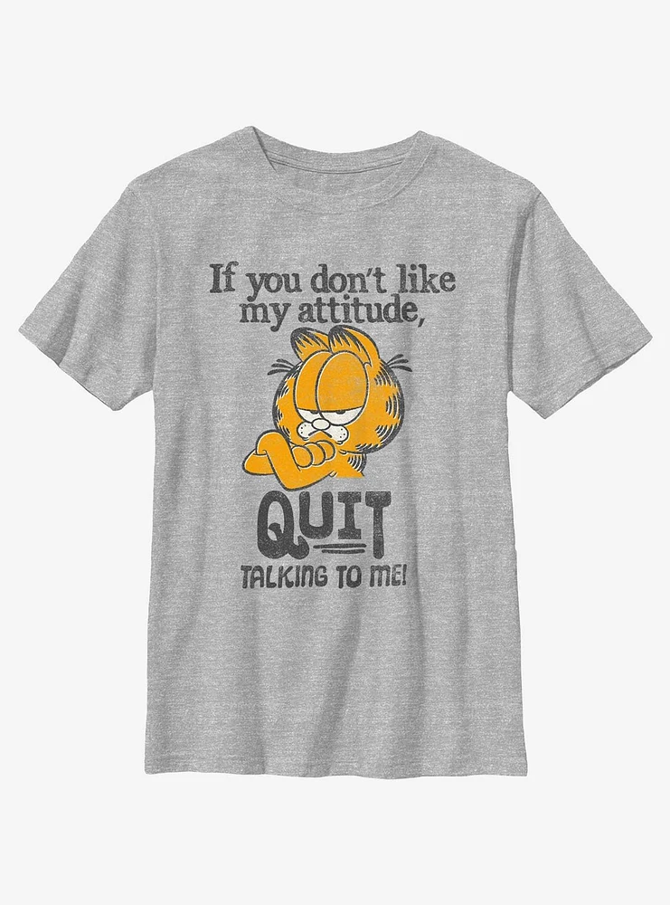 Garfield Quit Talking To Me Youth T-Shirt