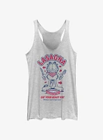 Garfield Lasagna Nature's Perfect Food Womens Tank Top