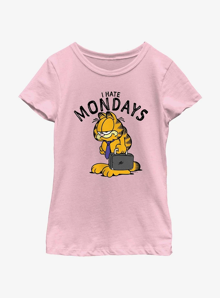 Garfield Monday Worker Youth Girls T-Shirt