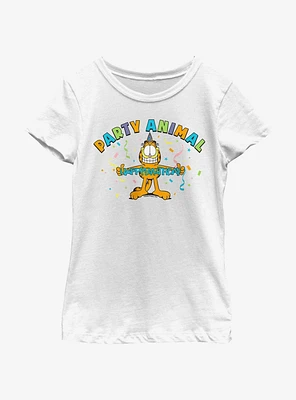 Garfield Birthday Party Animal Youth Girls T-Shirt