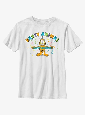 Garfield Birthday Party Animal Youth T-Shirt