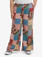 Thorn & Fable Butterfly Patchwork Girls Lounge Pants Plus