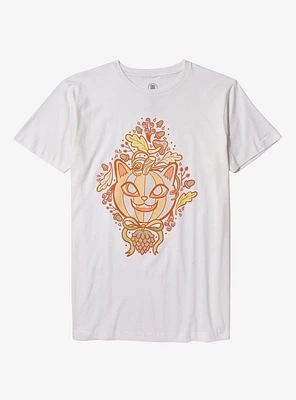 Pumpkin Cat T-Shirt By Pink Owlet