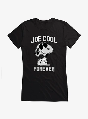 Peanuts Joe Cool Forever Girls T-Shirt
