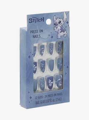 Disney Lilo & Stitch Blue Press On Nails