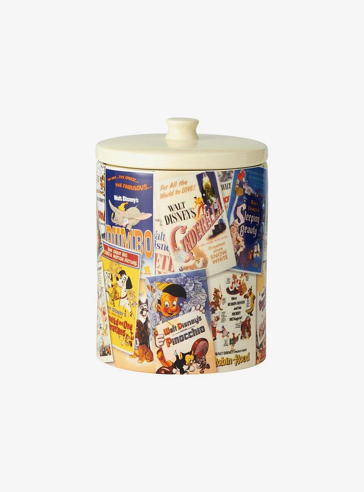 Disney Poster Collage Cookie Jar