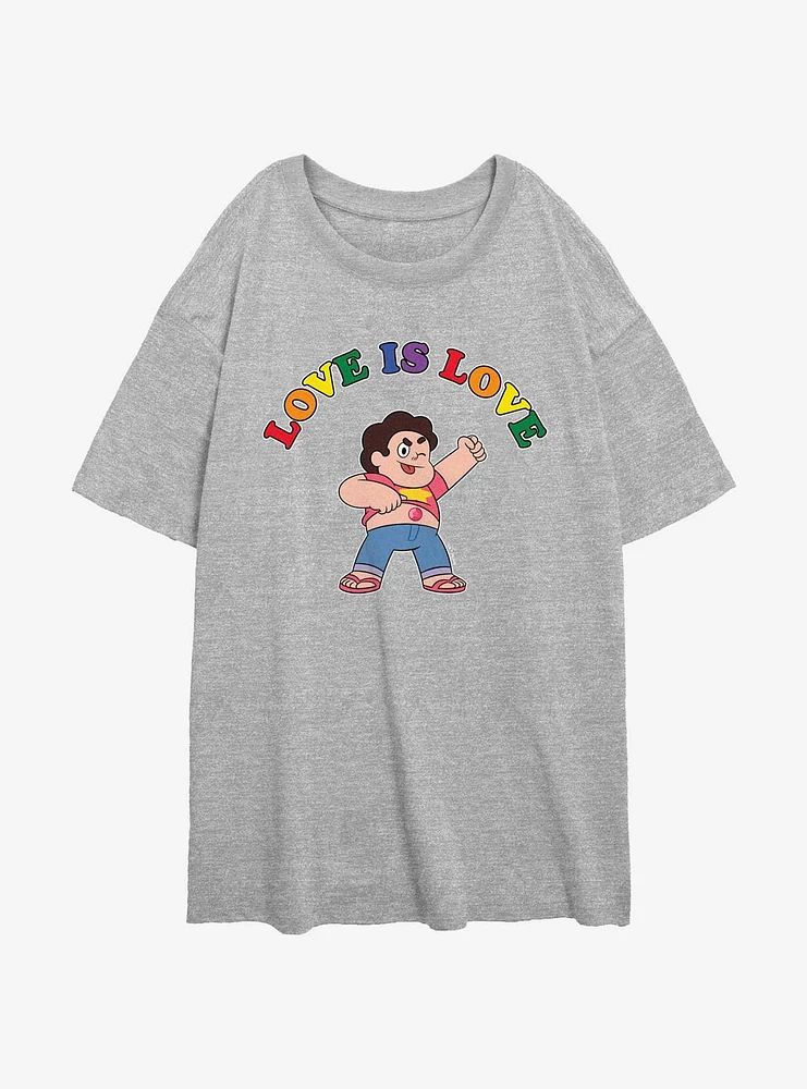 Steven Universe Love Is Womens Oversized T-Shirt