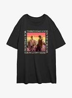 The Lord Of Rings Rainbow There's Some Good Womens Oversized T-Shirt