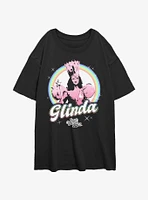 Wizard Of Oz  Rainbow Glinda Womens Oversized T-Shirt