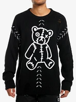 Teddy Bear Stitch Destructed Sweater