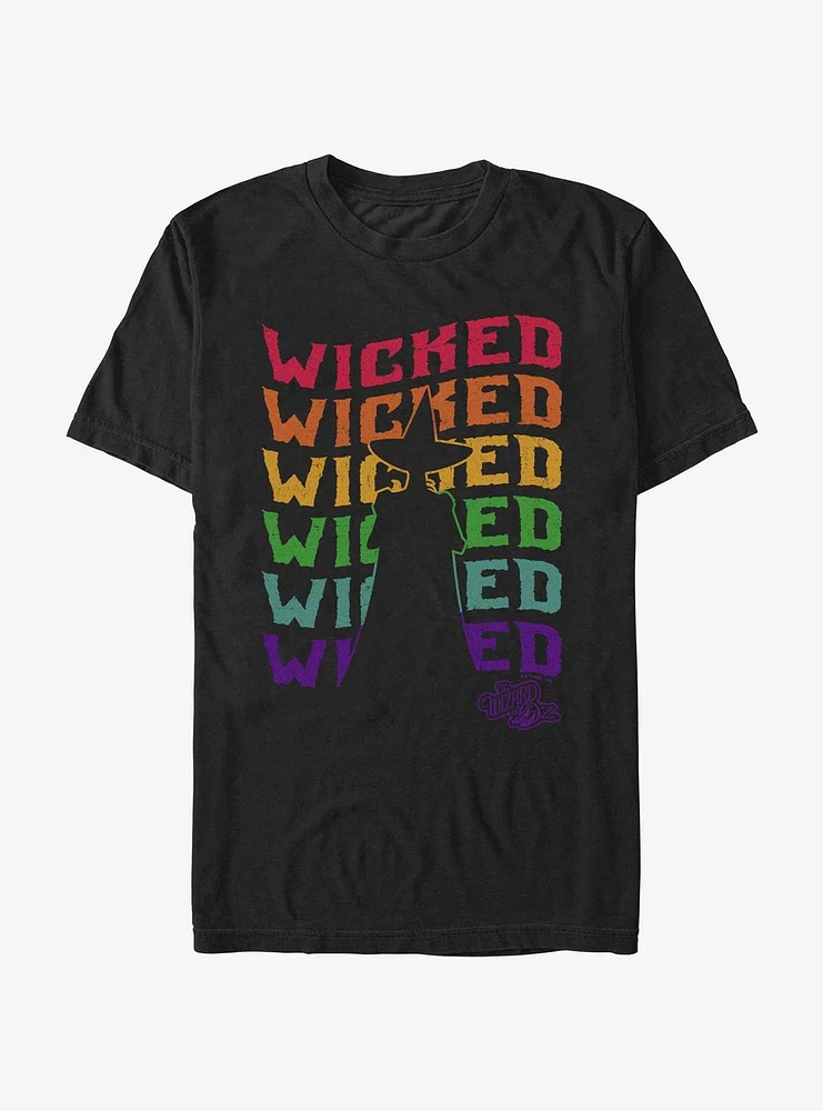 Wizard Of Oz Wicked Rainbow Repeat T-Shirt