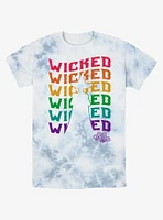 Wizard Of Oz Wicked Rainbow Repeat Tie-Dye T-Shirt