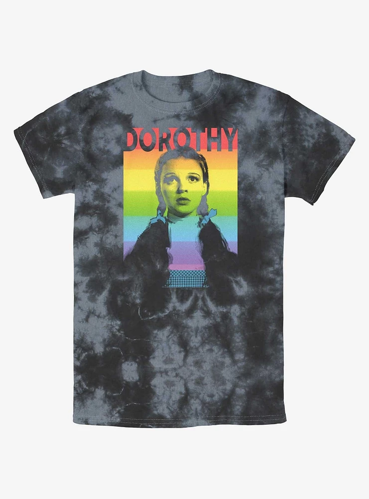 Wizard Of Oz Dorothy Rainbow Tie-Dye T-Shirt