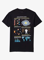 Space Infographic T-Shirt By Friday Jr