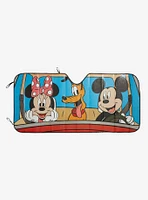 Disney Mickey, Minnie, and Pluto Driving Car Sunshade — BoxLunch Exclusive