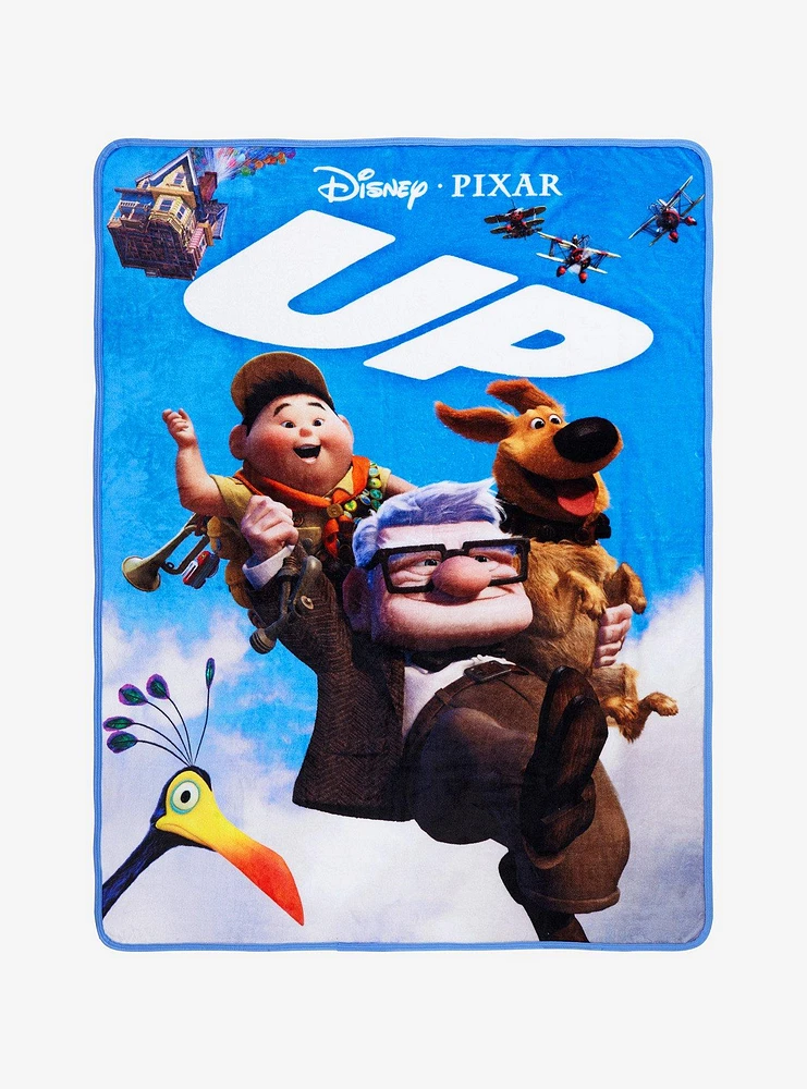 Disney Pixar Up Movie Poster Fleece Throw - BoxLunch Exclusive