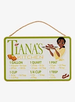 Disney The Princess and the Frog Tiana's Kitchen Conversion Chart Wall Sign - BoxLunch Exclusive