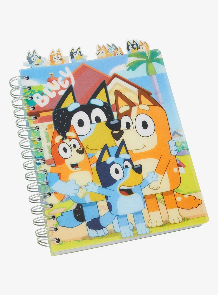 Bluey Heeler Family Tab Journal