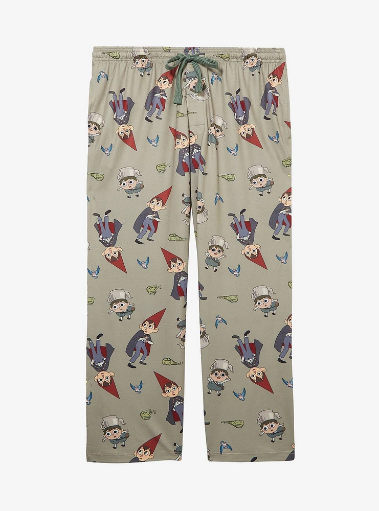 Over the Garden Wall Wirt & Greg Allover Print Women's Plus Sleep Pants — BoxLunch Exclusive