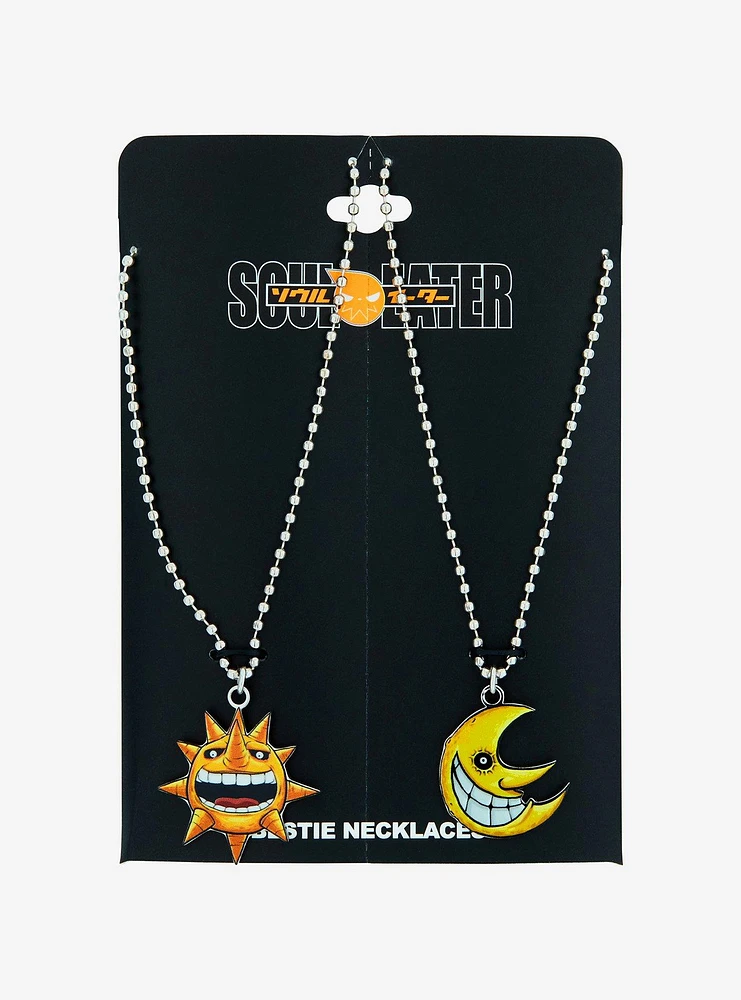 Soul Eater Sun & Moon Best Friend Necklace Set