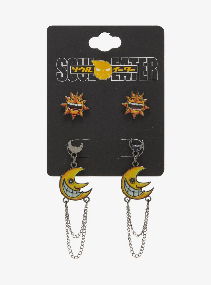 Soul Eater Sun & Moon Earring Set