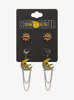 Soul Eater Sun & Moon Earring Set