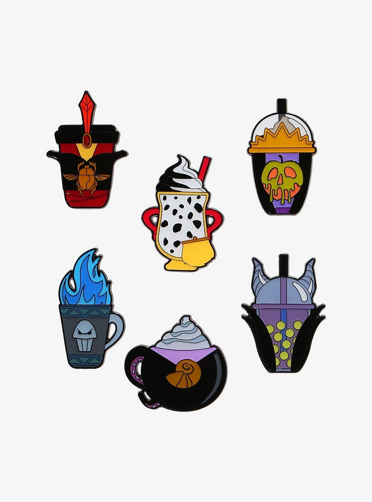 Loungefly Disney Villains Drink Blind Box Enamel Pin