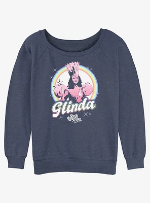 The Wizard Of Oz WB Iridescent Glinda Girls Slouchy Sweatshirt
