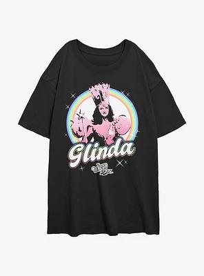 The Wizard Of Oz WB Iridescent Glinda Girls Oversized T-Shirt
