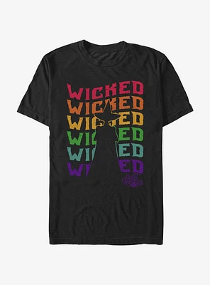 The Wizard Of Oz WB Wavy Wicked Silhouette T-Shirt