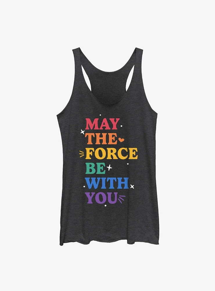 Star Wars May The Force Be With You Pride Girls Tank