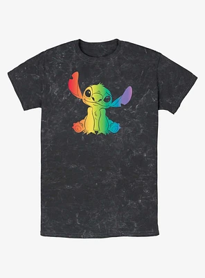 Disney Lilo & Stitch Rainbow Mineral Wash T-Shirt