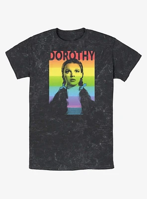The Wizard Of Oz WB Dorothy Rainbow Mineral Wash T-Shirt