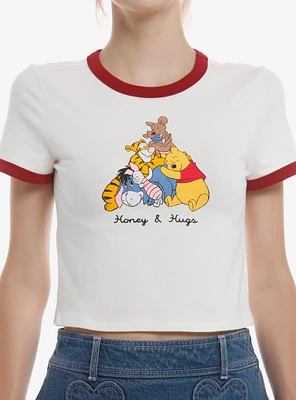 Disney Winnie The Pooh Group Hug Girls Ringer Baby T-Shirt