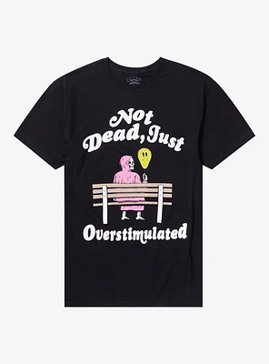 Overstimulated Skeleton T-Shirt By Call Your Mother