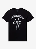 Skeleton Not Distracted Just Side Quest T-Shirt By Call Your Mother