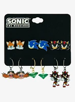 Sonic The Hedgehog Characters Earring Set