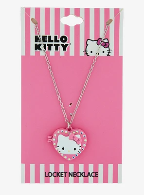 Hello Kitty Heart Locket Necklace