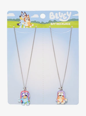 Bluey Grannies Duo Best Friend Necklace Set