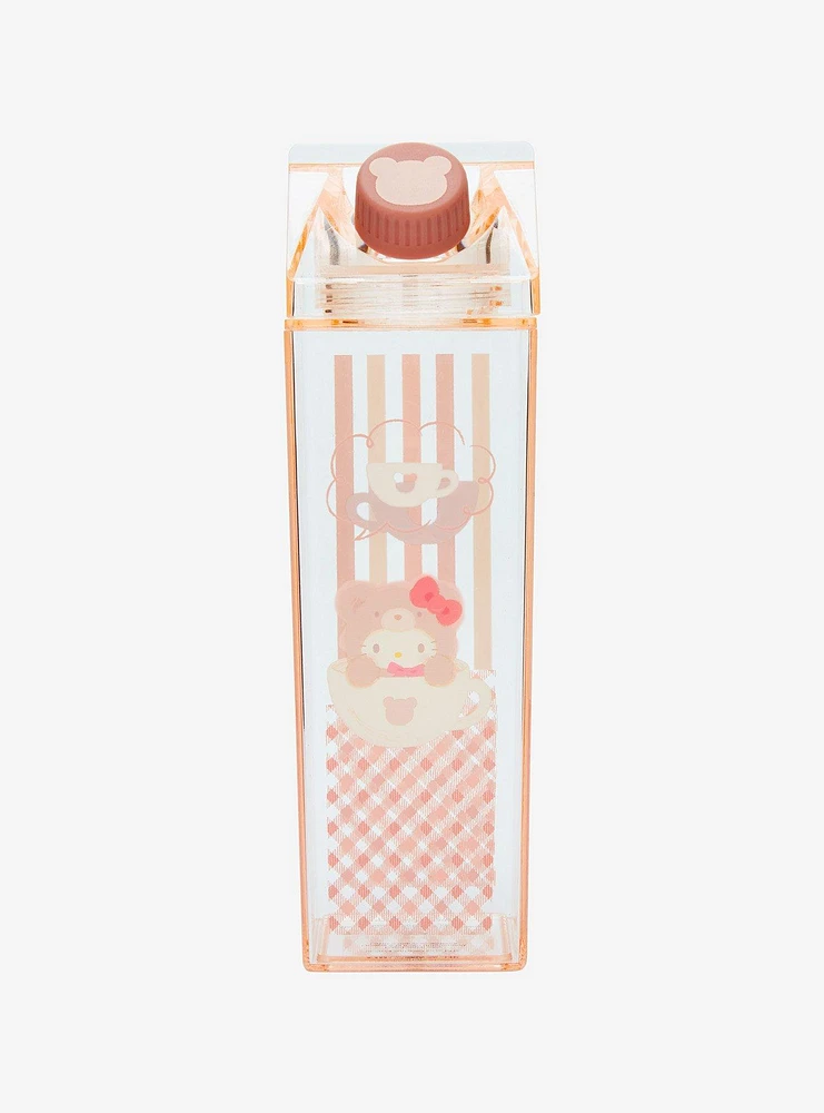 Sanrio Hello Kitty Latte Bear Milk Carton Water Bottle - BoxLunch Exclusive