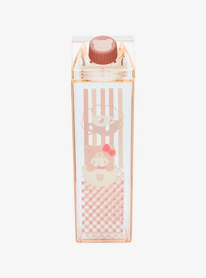 Sanrio Hello Kitty Latte Bear Milk Carton Water Bottle - BoxLunch Exclusive