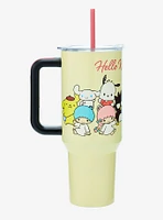 Sanrio Hello Kitty and Friends Group Portrait Straw Tumbler with Handle — BoxLunch Exclusive