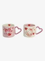 Sanrio Hello Kitty & Kuromi Valentine's Day Hearts Mug Set